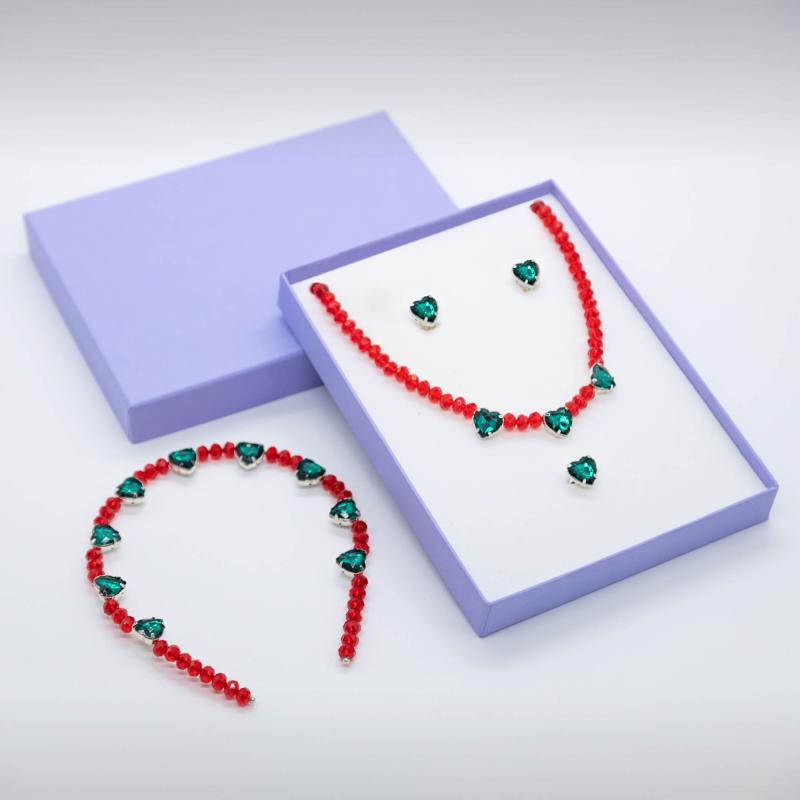 Emerald Accessories Set